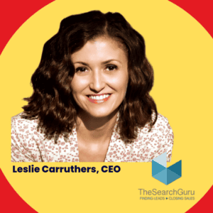 Leslie Carruthers ceo the search guru